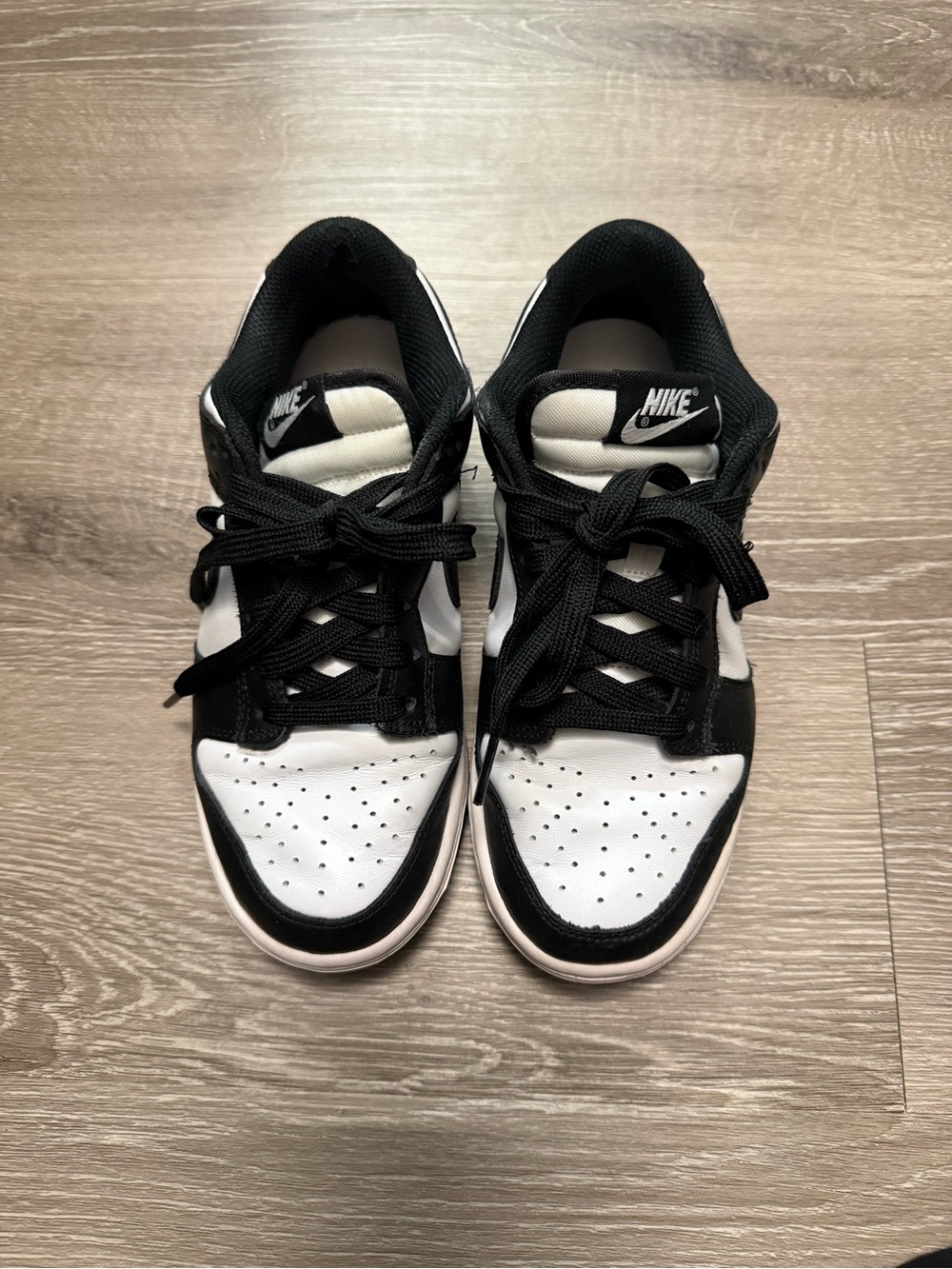 Nike Black and White Low-Top Sneakers